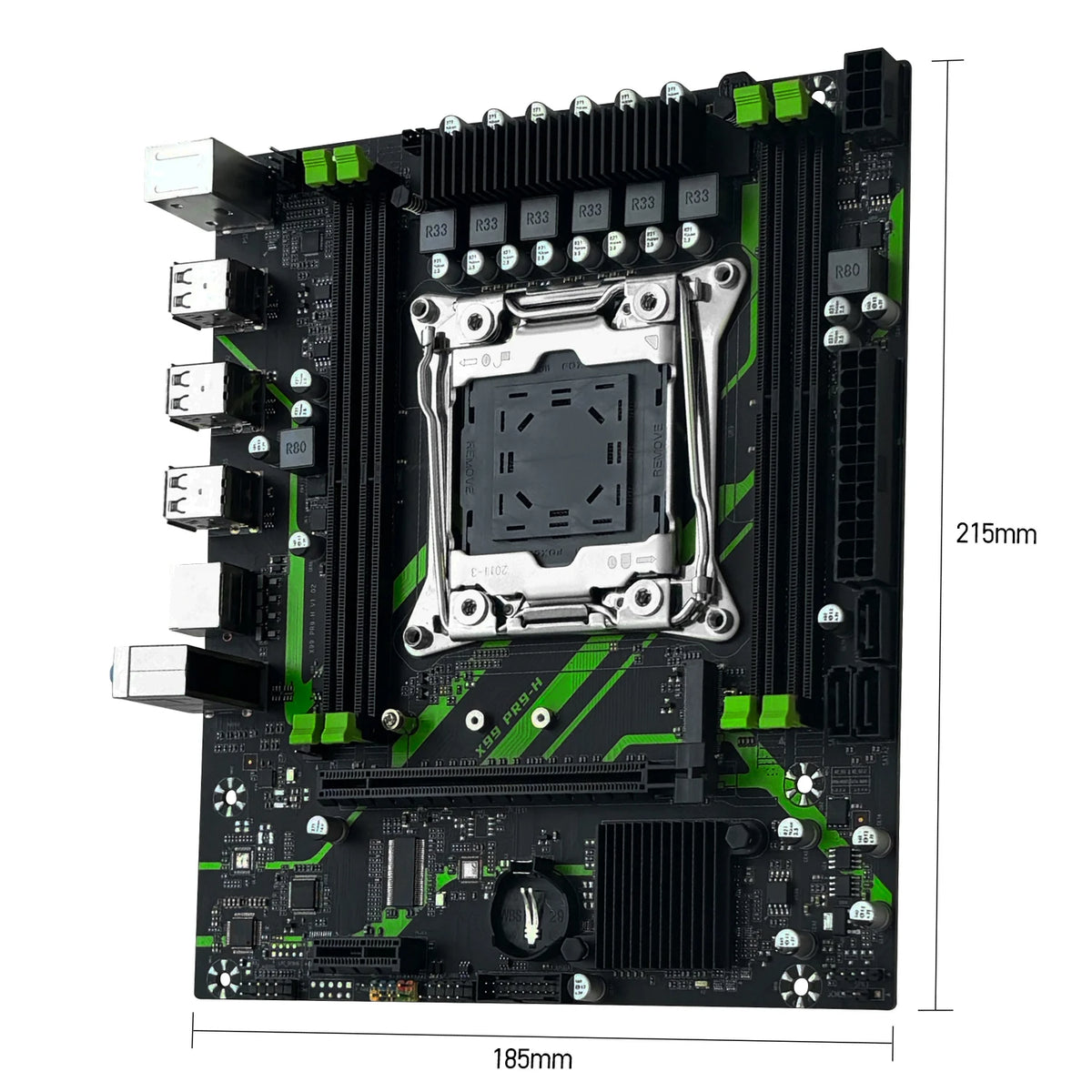 Carte mère PR9-H MACHINIST X99 LGA 2011-3, ensemble combo en option, processeur Xeon E5 2670 V3, 16 Go de RAM DDR4 ECC, mémoire NAME M.2