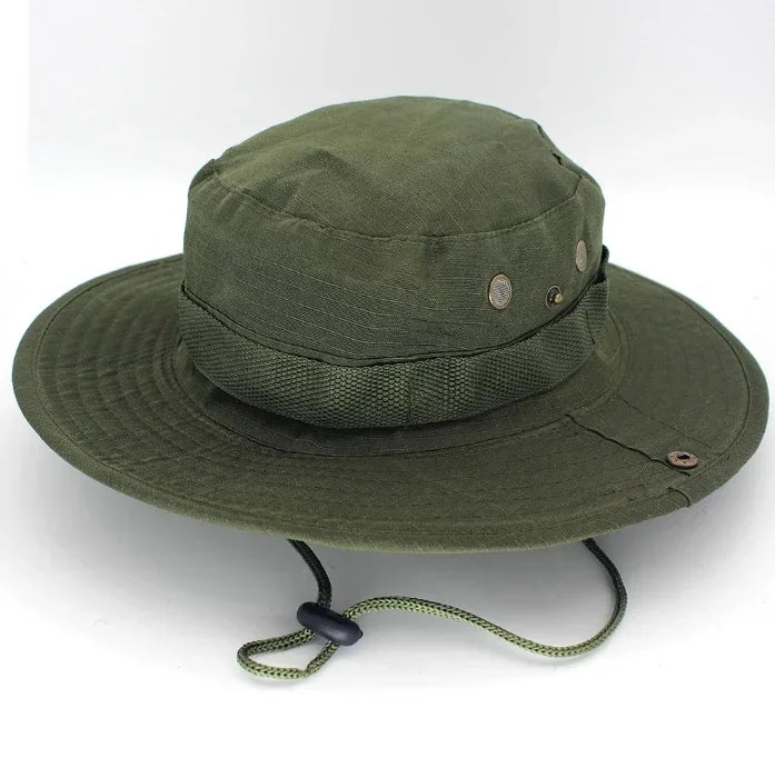 Chapeau de soleil pour hommes et femmes, casquette de Camouflage, pour Sports de plein air, seau, pêche, randonnée, chasse, 60CM