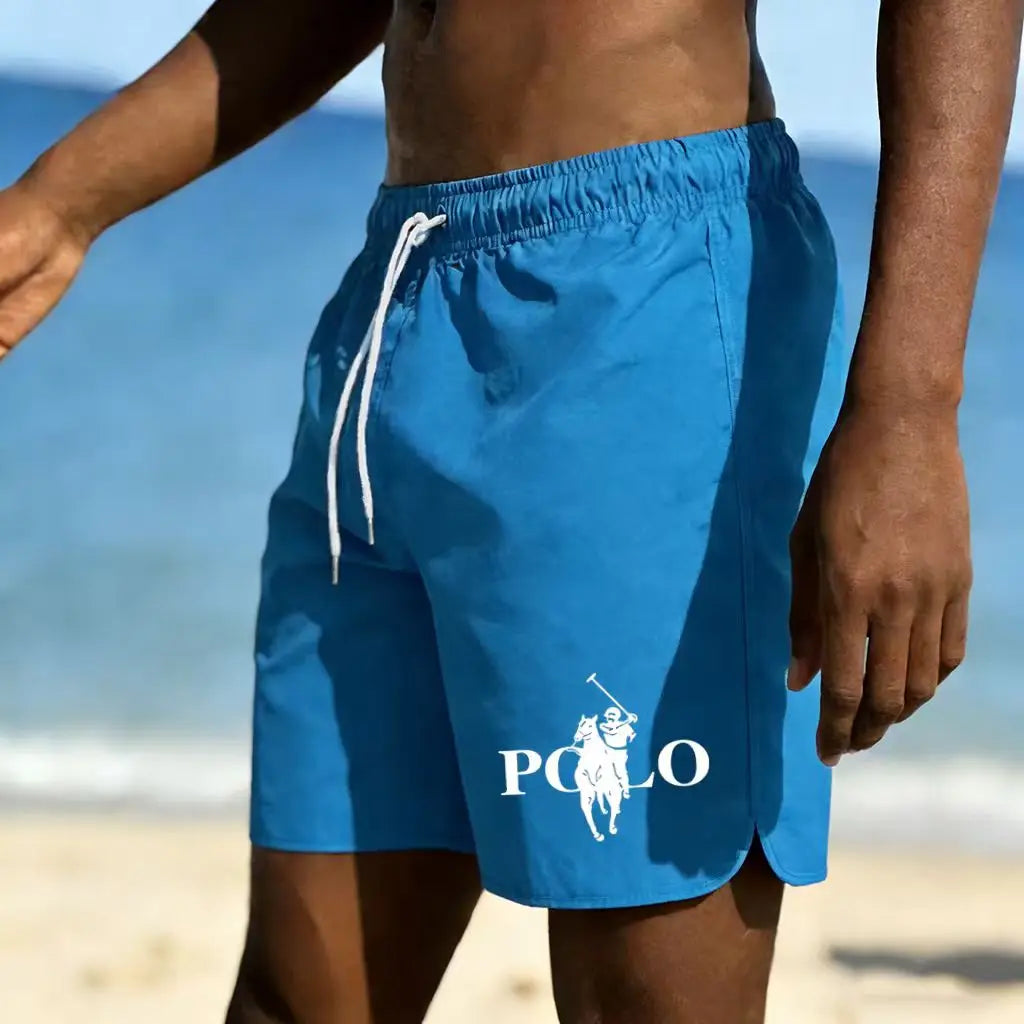Short de Plage Imprimé Homme — Léger, Respirant, Séchage Rapide, Natation & Vacances