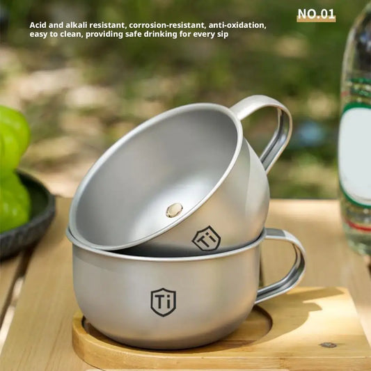 MINI Tasse à eau de camping, tasse à thé et à café portable, équipement de cuisine d'extérieur, tasses de montagne 80/220ml