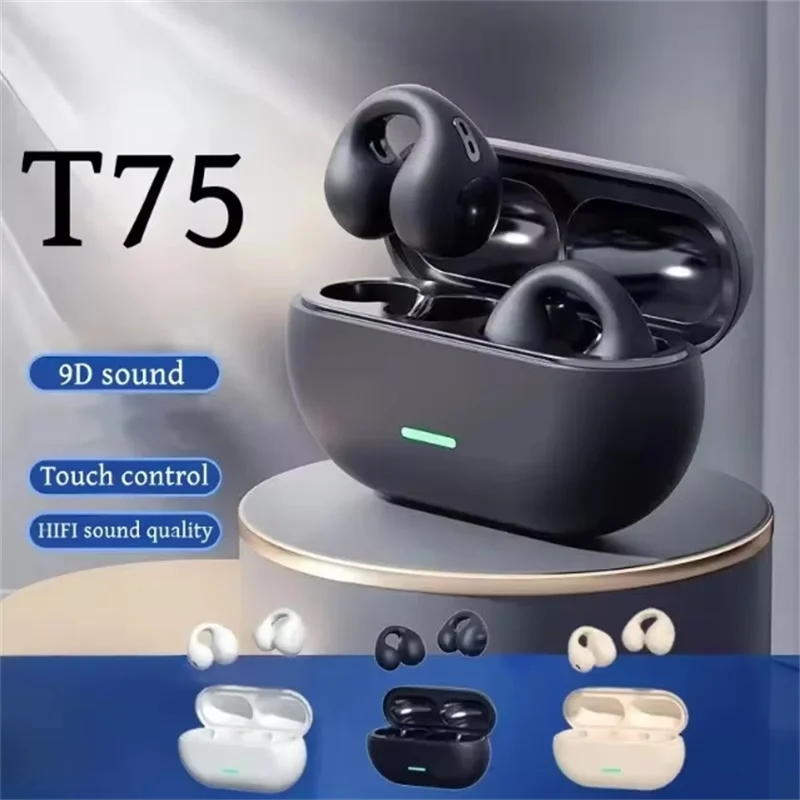 Écouteurs TWS Bluetooth sans fil — contrôle tactile, sport, musique, compatible smartphones