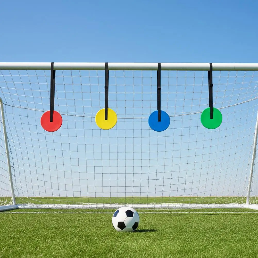 Disque Cible Entraînement Football & Hockey — Tir de Précision, TPE Léger, Sangle Réglable