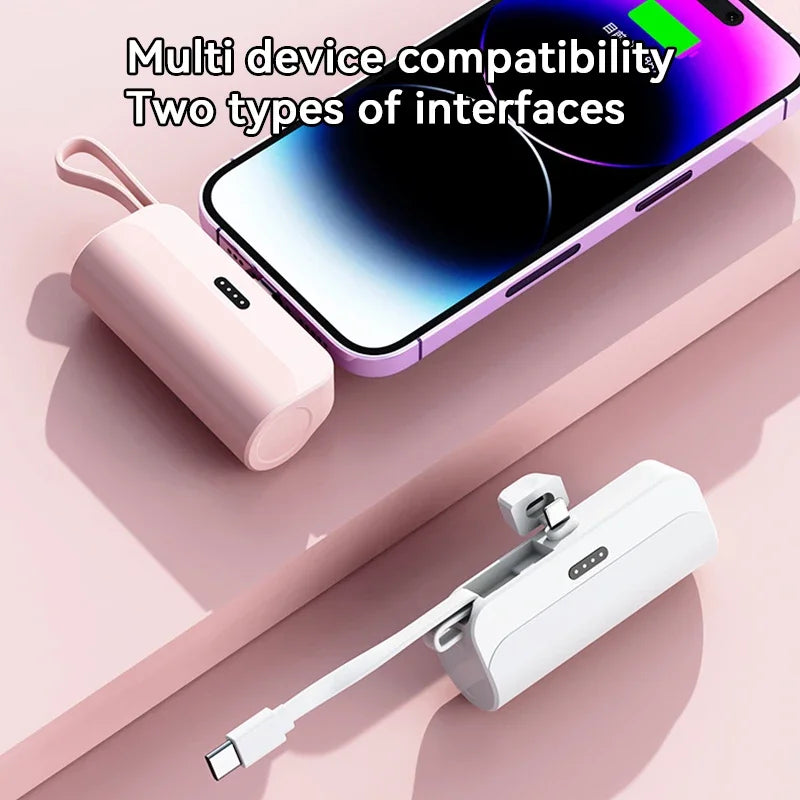Batterie Externe Capsule 300000mAh — Charge Super Rapide, Portable, Tous Téléphones 2026
