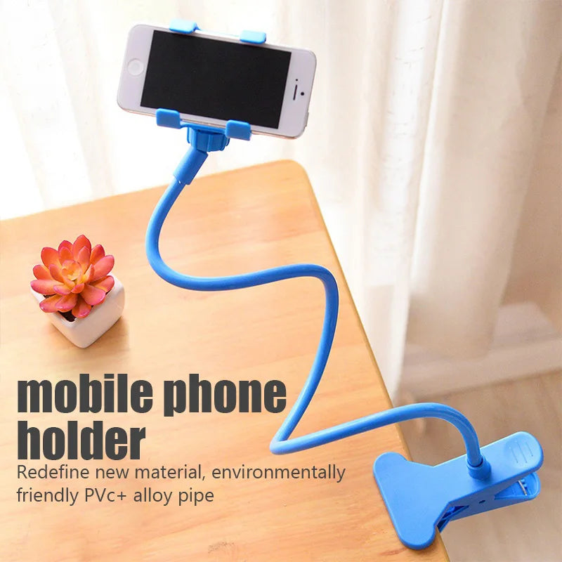 Soporte universal flexible para teléfono móvil, soporte perezoso ajustable, clip para teléfono móvil, cama para el hogar, soporte de escritorio, soporte rápido para smartphone
