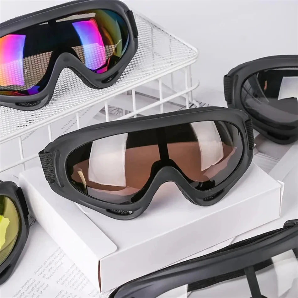 Lunettes de Cyclisme & Motocross — Masque Sport, Ski, Protection UV, Coupe-Vent, Unisexe
