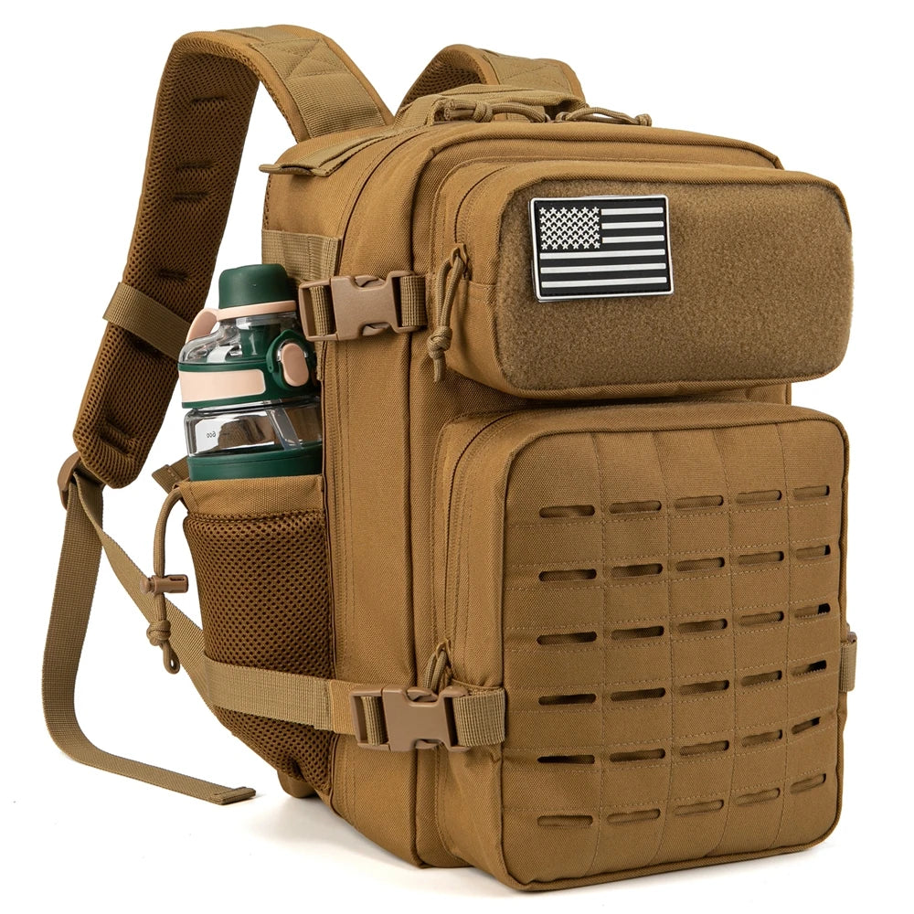 25L sac à dos tactique sac extérieur pour Fitness MOLLE sac à dos GYM pour femmes/hommes EDC randonnée survie sac à dos sorcière porte-bouteille