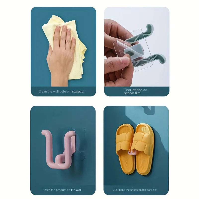 Ganchos de ventosa para baño, accesorios para el hogar, 4 unidades