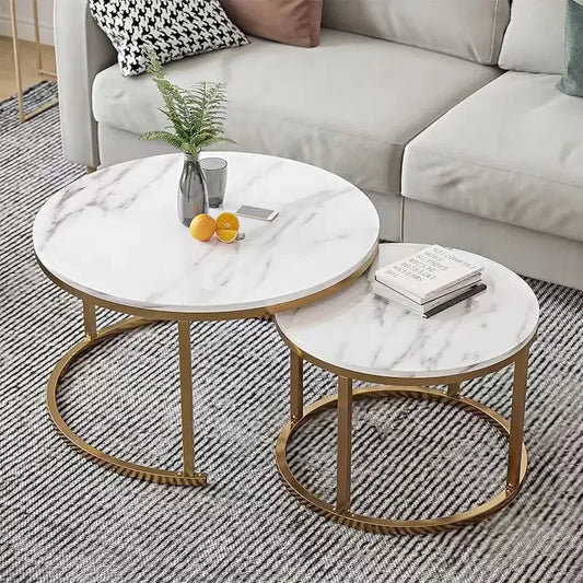 Tables basses modernes salon — blanches, minimalistes, nordiques, table ronde, glam, meubles maison