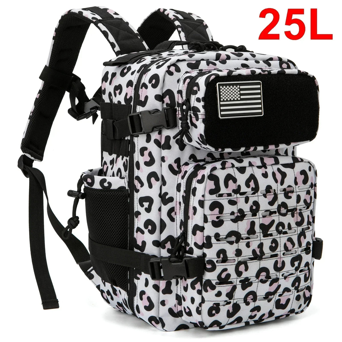 Sac à Dos Tactique Plein Air 25L/45L Homme Femme — Randonnée École Porte-Bouteille
