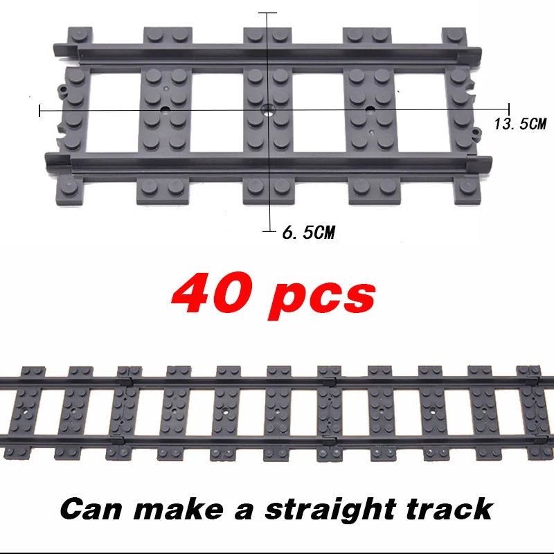 Train urbain flexible — voies souples, droites et courbées, construction, chemin de fer, jouets enfants, cadeaux