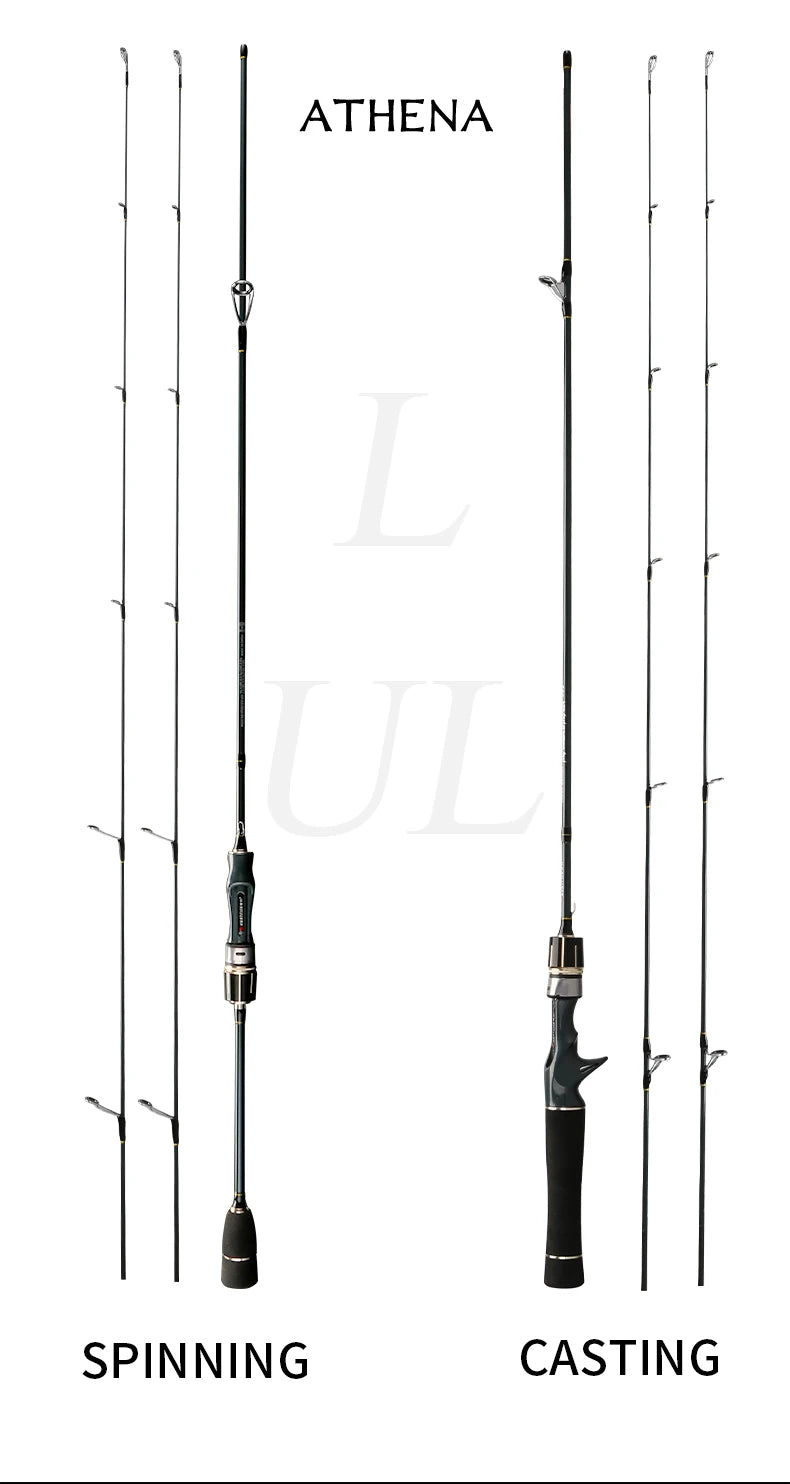 Pêche à la truite L + UL conseils canne à pêche truite canne légère filature Baitcasting leurre canne à pêche poulpe calmar matériel de pêche