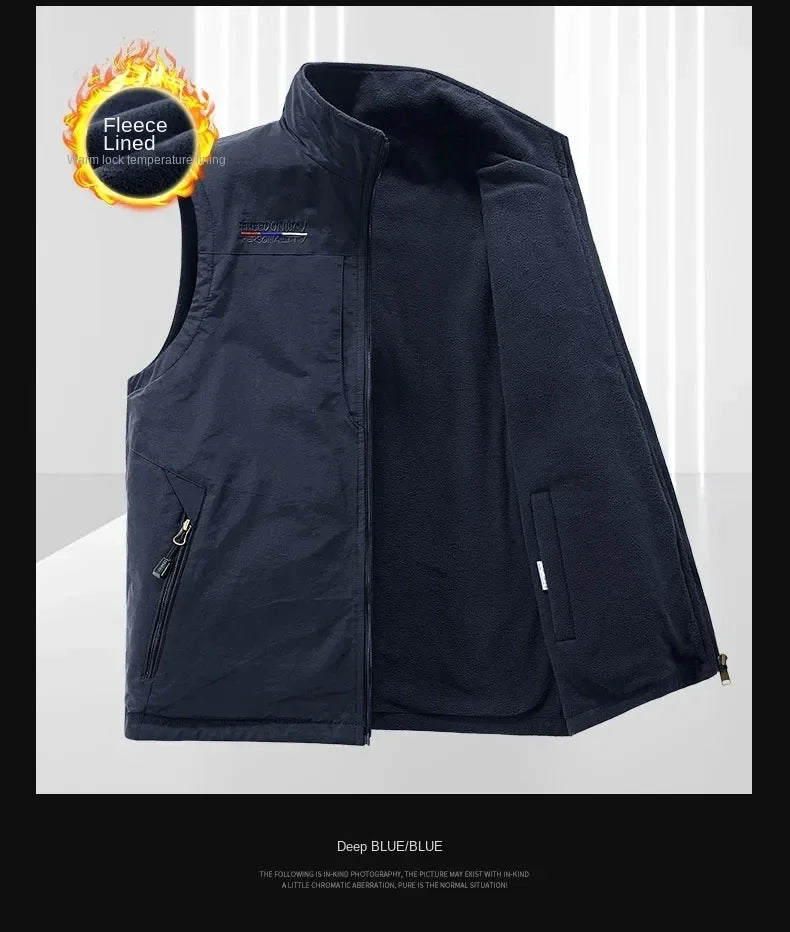 Chaqueta de senderismo para hombre, abrigo térmico, cálido, informal, metropolitano, glaMan, ropa térmica de lujo, talla grande, moda, invierno