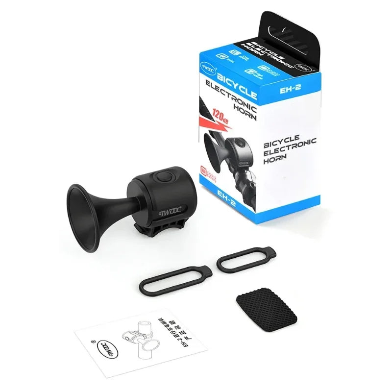 Bike Horn for Electric Scooter, 120db Waterproof Bell for MTB, Road Cycling, Alarm for Xiaomi M365 Pro Accessory