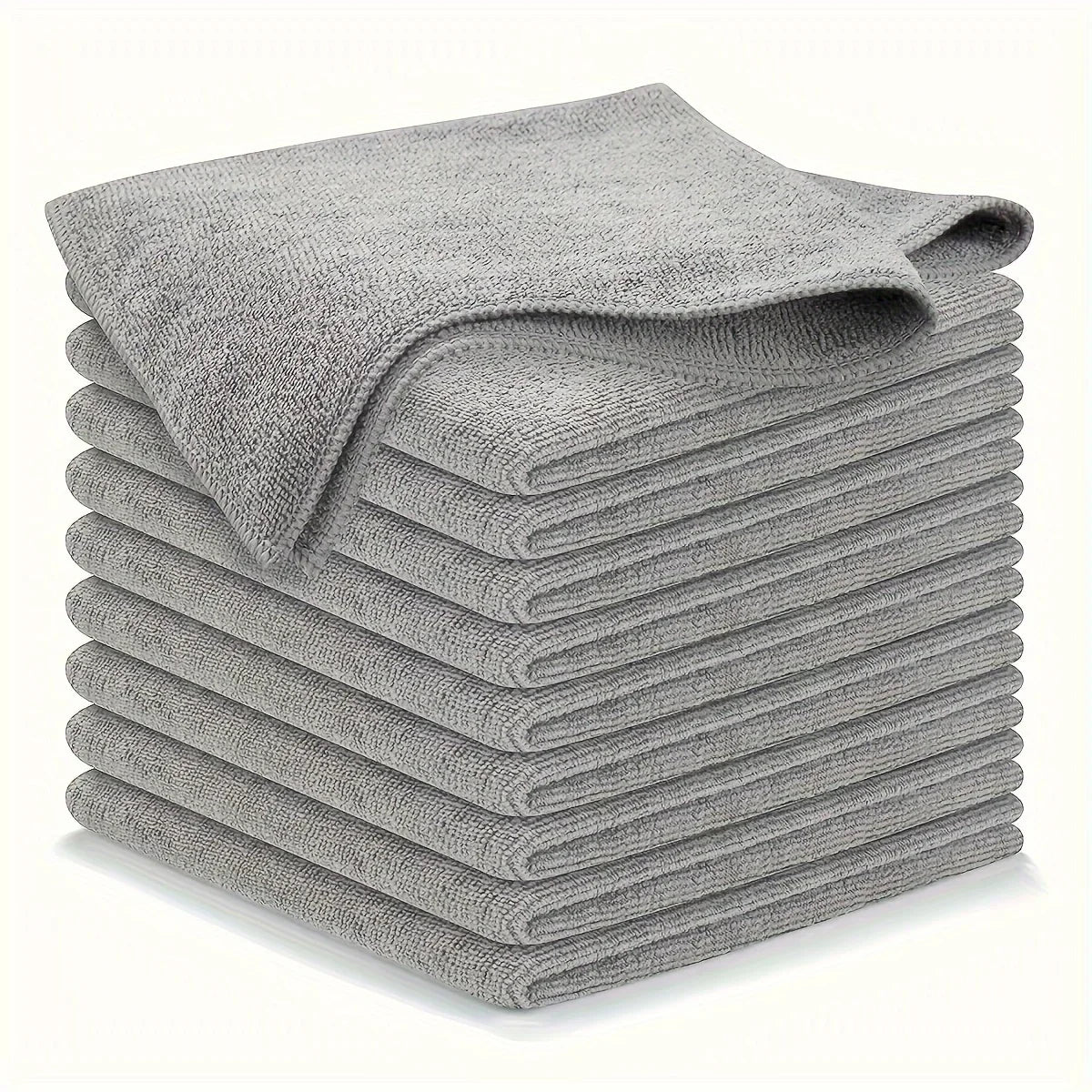 Ensemble de grillades à livres absorbantes, douces et anti-tâches, fibre ultrafine, serviettes de cuisine, gris clair, 5 pièces, 10 pièces, 20 pièces