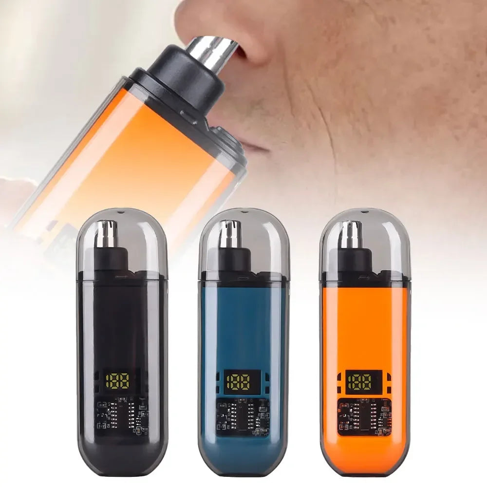 2-in-1 Portable Electric Trimmer for Men, Ear and Nose Trimmer, Professional, Painless, Portable, 2024
