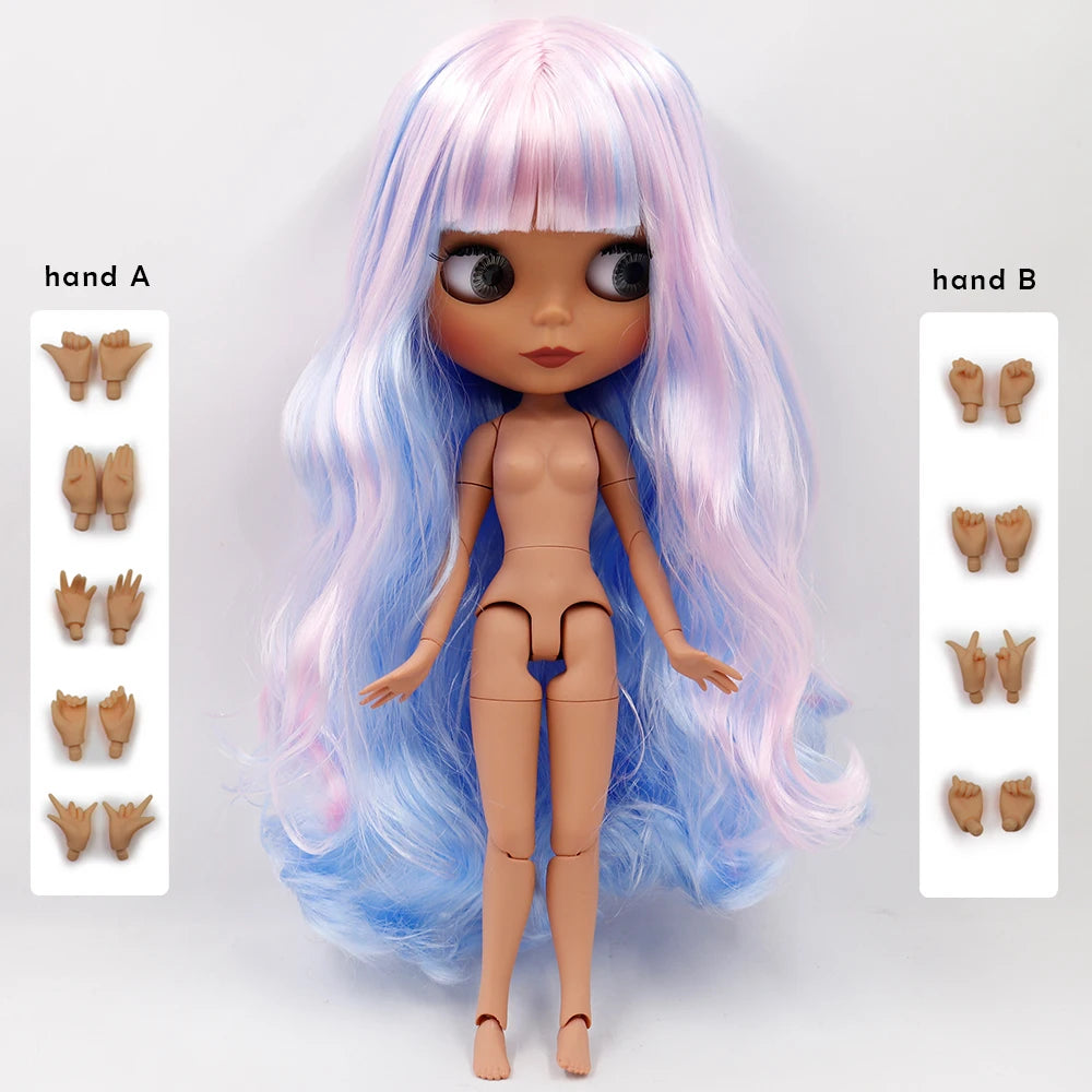 ICY DBS Blyth Muñeca de 1/6 cuerpo articulado DIY BJD juguetes de moda muñecas niña regalo oferta especial en venta con set de manos A y B