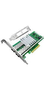X540-T2 Chipset Intel PCIe x8 double cuivre RJ45 10Gbps Port Ethernet carte réseau PCIE-X8 X16