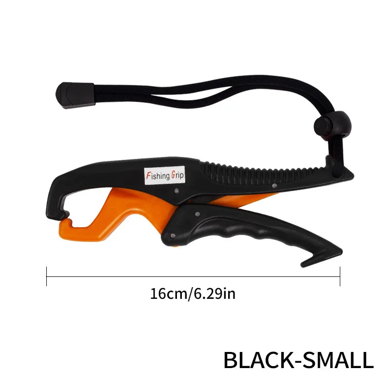 Pince à poisson ShareShark en plastique ABS blanc avec corde réglable, pince à lèvres flottante, outils de pêche
