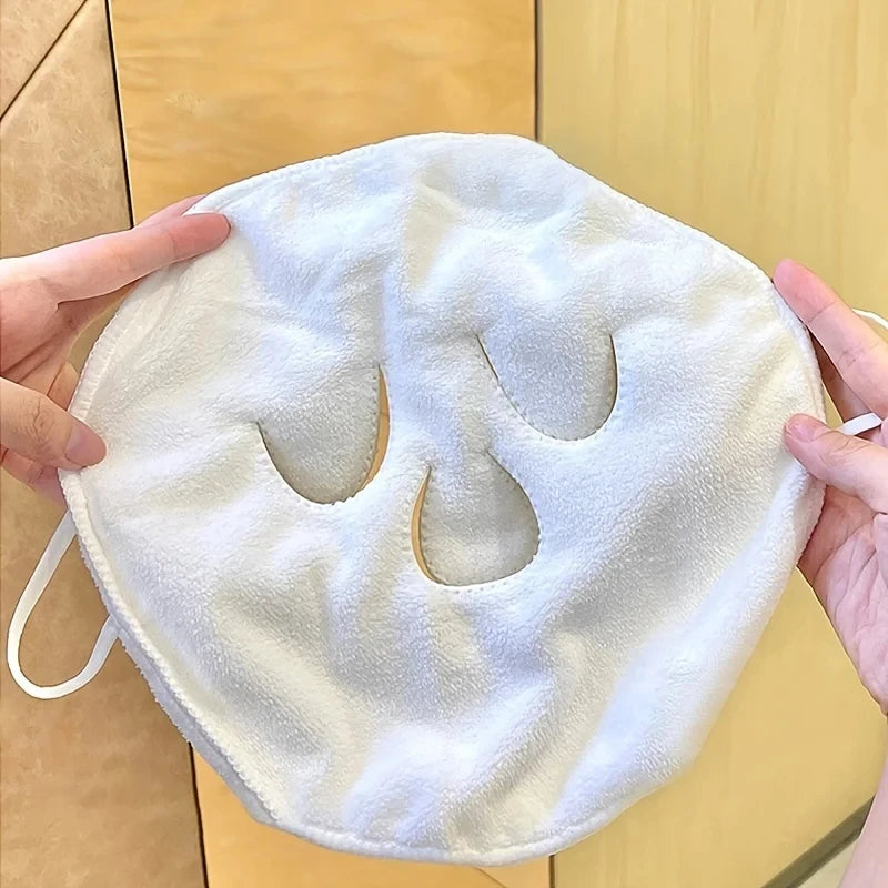 Masques Réutilisables Visage — Compresse Chaude & Froide Vapeur Hydratante
