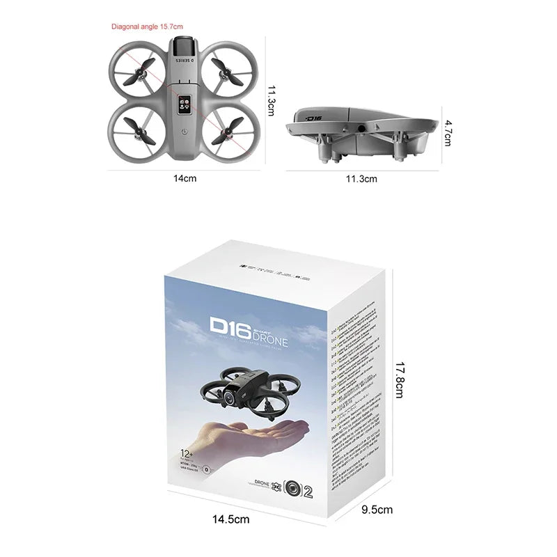 Drone GPS 8K — Double Caméra HD, Évitement Obstacles, Moteur Brushless, Flux Optique