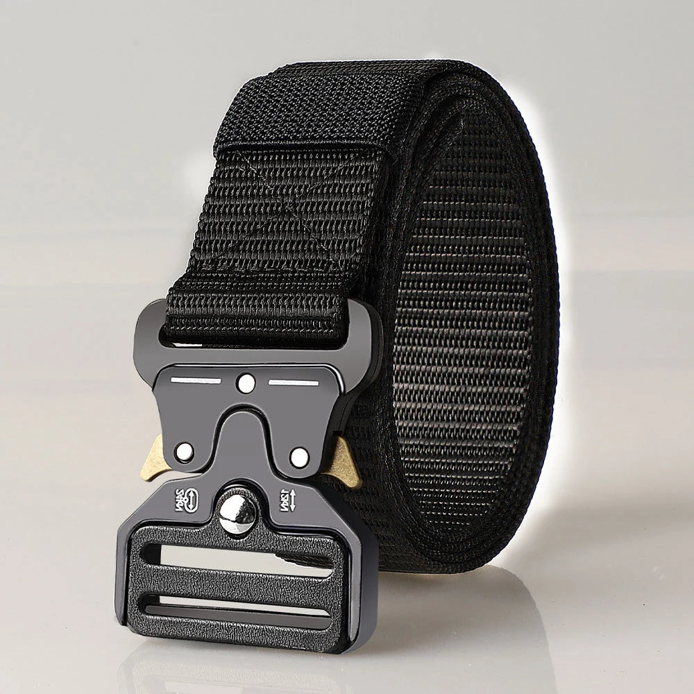 Cinturones tácticos multiusos para hombre – Diseño duradero y ajustable – Para amantes de los deportes al aire libre, combina con pantalones vaqueros, para hombres y mujeres