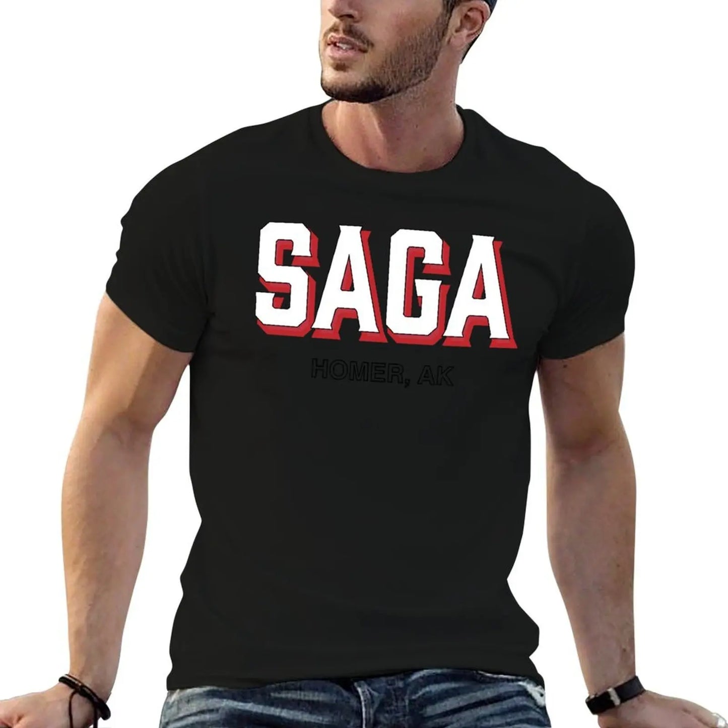 SAGA FV Men's Cotton T-Shirt Hooded Shirts for Men Essential Casual T-Shirt Thick Cotton Shirt Men's Sweatshirt Pack Shirt