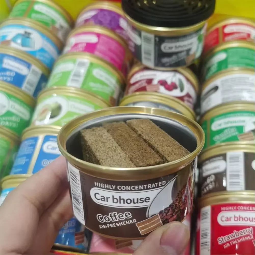 Car air fresheners, car supplies, canned wood blocks, Coffee Flavor Explosion, foreign aromatherapy deodorant supplies for car