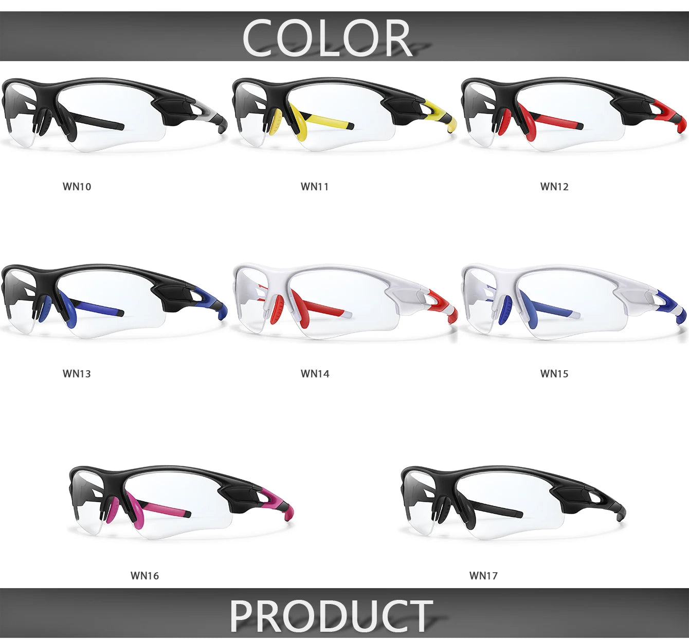 Lunettes de soleil photochromiques pour hommes et femmes, lunettes de sport de plein air, pêche, cyclisme, course à pied, conduite, marque de mode
