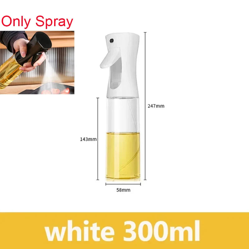 Pulvérisateur d'huile de cuisine en plastique 2 en 1, 500 ml, flacon pulvérisateur d'huile d'olive, distributeur d'huile pour barbecue, cuisson, rôtissage, pique-nique, outil de cuisine