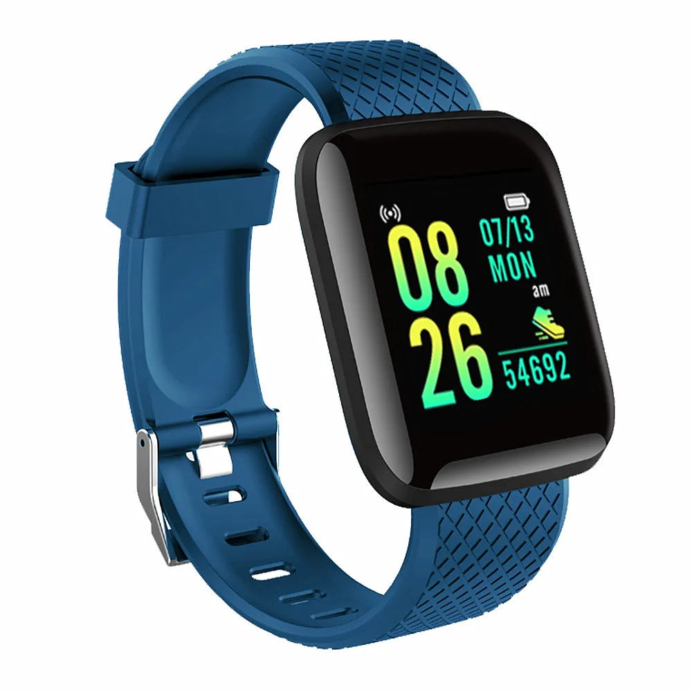Sport Mode Smartwatches Multi-function Bracelet USB Plug-in Charging Women Fitness Men Smartwatch for Android Phone