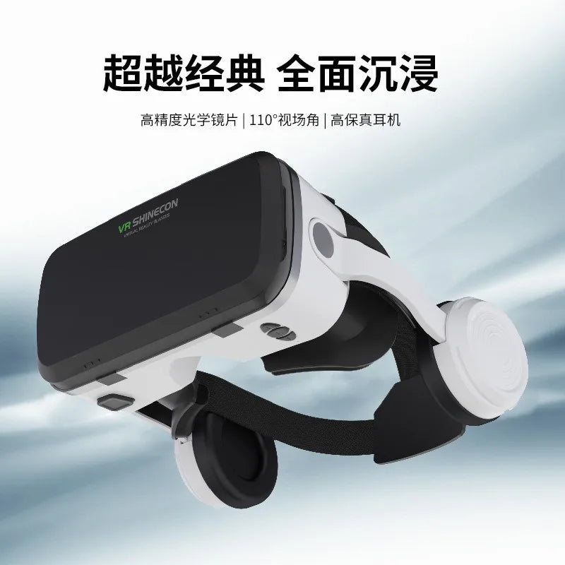 Casque VR 3D réalité virtuelle pour smartphone — lentilles, jeu vidéo (v13)