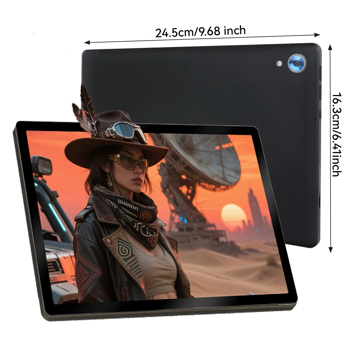 Tablet URAO de 10 pulgadas Android 15, 8 núcleos, 24 GB + 128 GB, ampliación de 1 TB, WiFi 6, 5 MP+8 MP, lápiz óptico, teclado, ratón, auriculares, juego de PC PAD