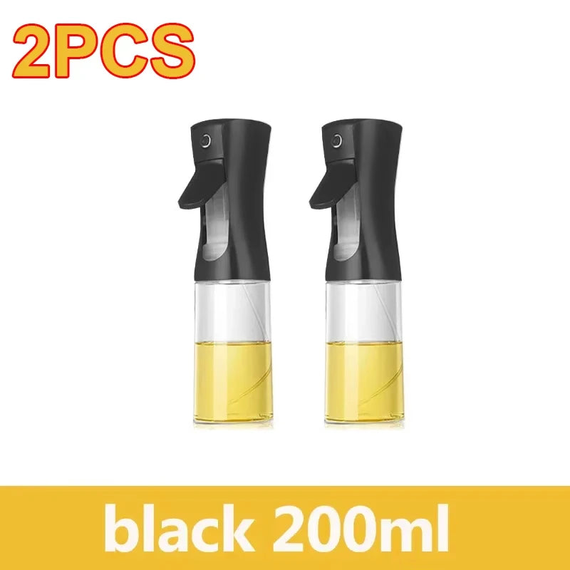 Bouteille de pulvérisation d'huile d'olive pour barbecue, pulvérisateur d'huile d'olive en plastique, bouteille vide, bouteille de vinaigre ou brosse à huile, 200/300/500ml