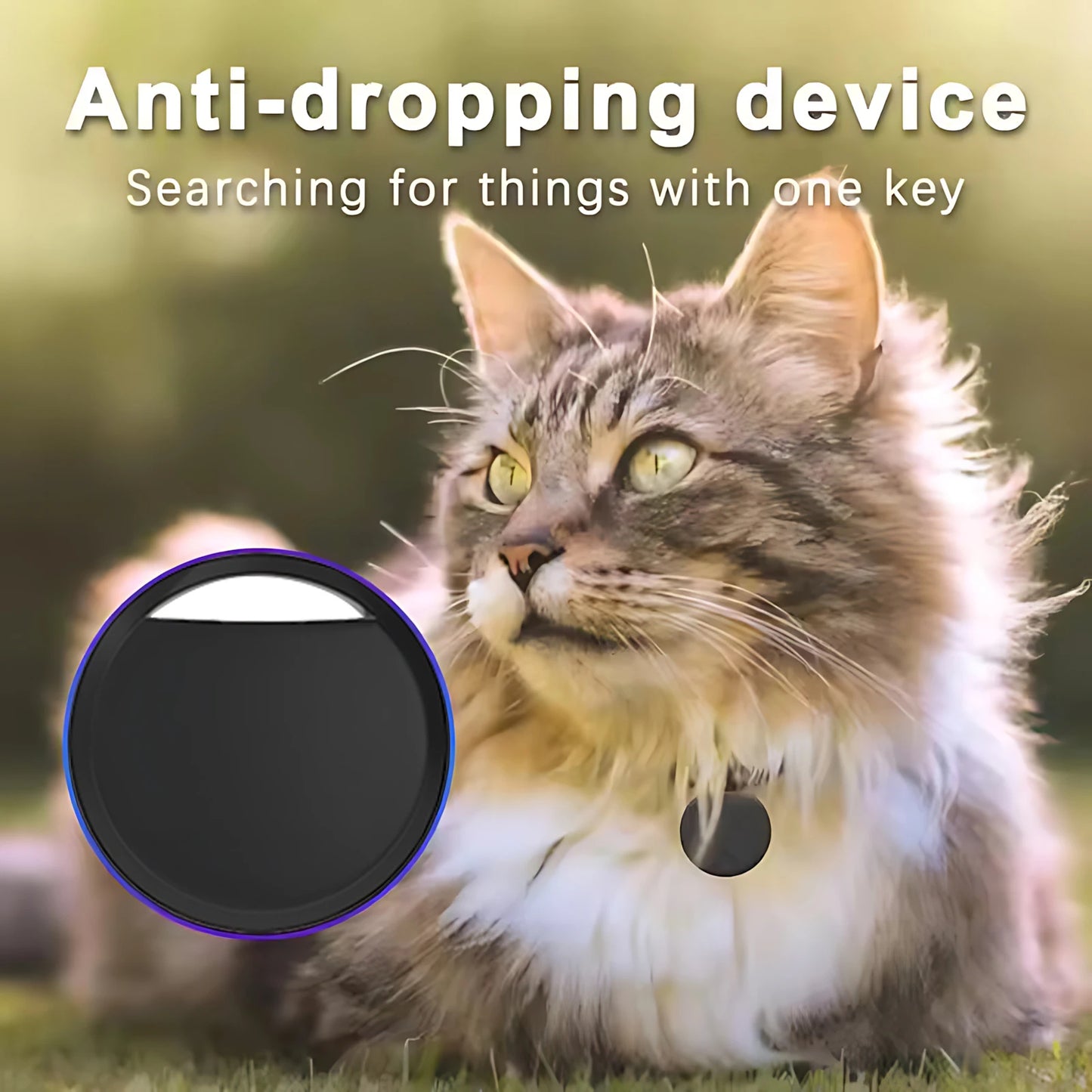 Mini Bluetooth Smart GPS Tracker, works with Find My App iTag, Anti-loss Reminder Device, MFI Rated Locator, Car Key, Kids Pet Finder