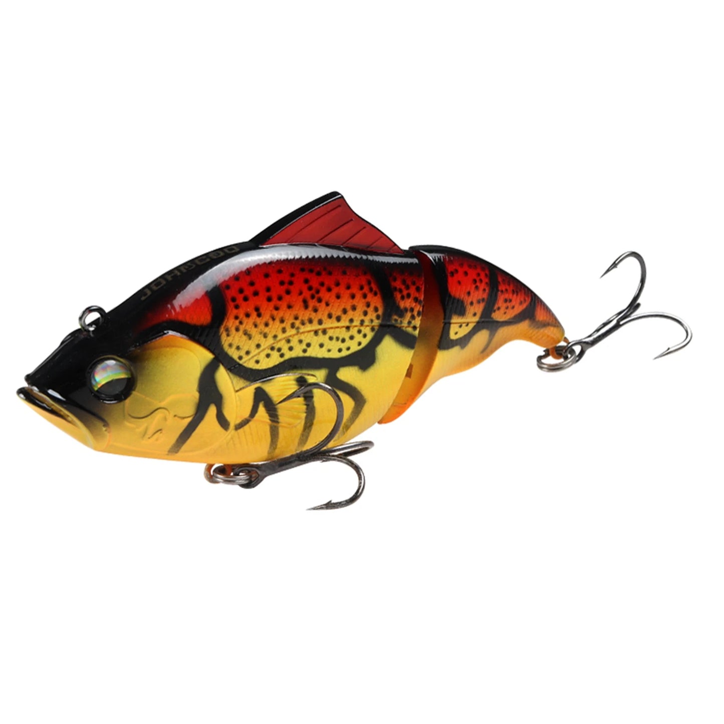 JOHNCOO 115mm coulant VIB leurre de pêche sans lèvres manivelle artificielle flottant dur appât brochet bar matériel de pêche