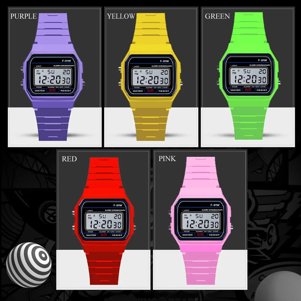 Men's Luxury Analog Digital Military Army Sport LED Waterproof Wrist Kids Watch for Children Strap Alarm Women Clock