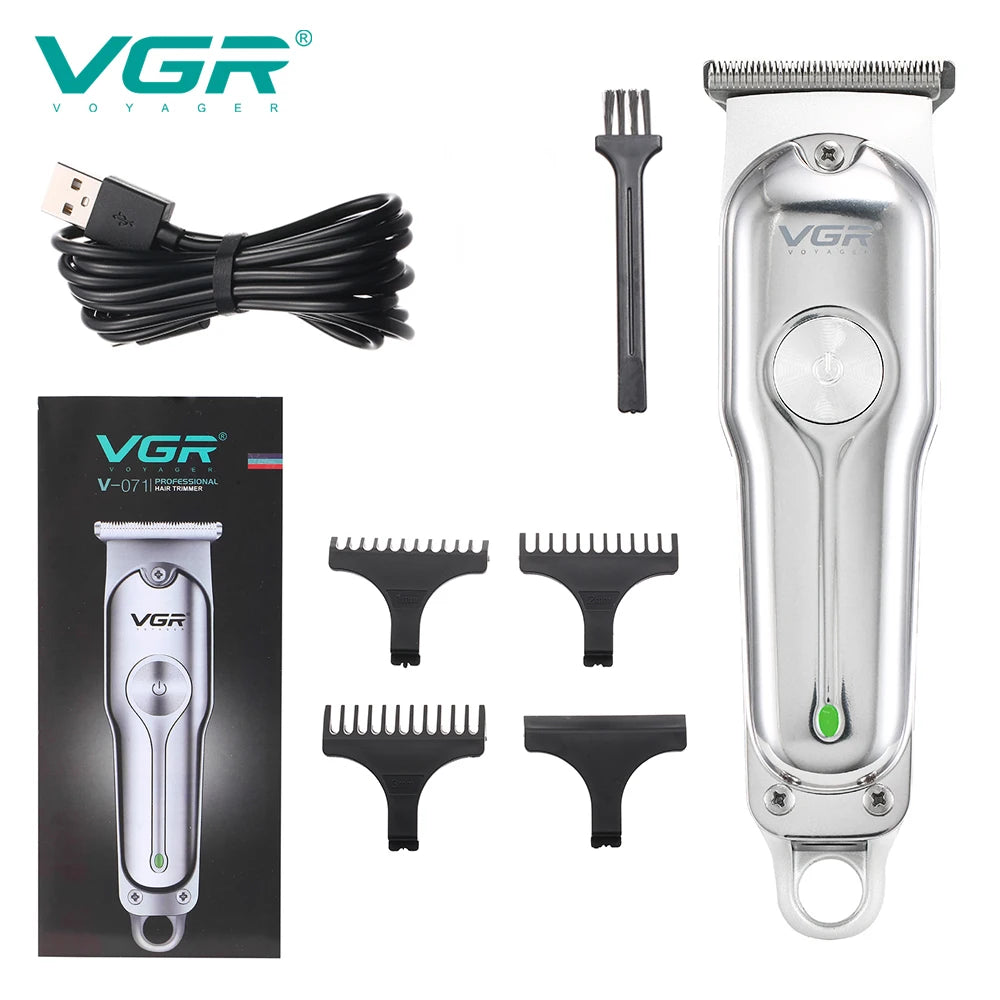 Tondeuse à cheveux professionnelle sans fil pour homme — machine portable, lame en T