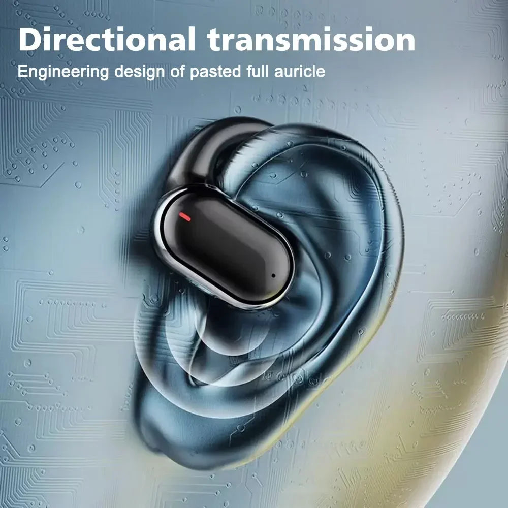 X91 OWS Auriculares de gancho Bluetooth 5.3 Baja latencia Juego Deportes Auriculares HiFi Estéreo Reducción de ruido Auriculares