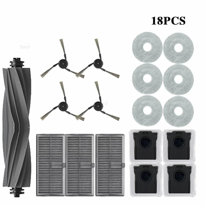 Dreame L40 Ultra / X40 Ultra Robot Vacuum Cleaner Accessories Dust Bags Mop Main Side Brushes Cloths HEPA Filters Spare Parts