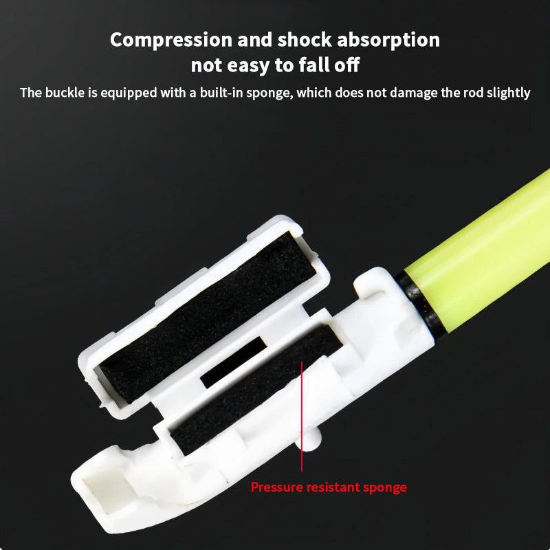 Bâton Lumineux Rechargeable USB avec Cloche & Flotteur — Alarme Morsure Pêche