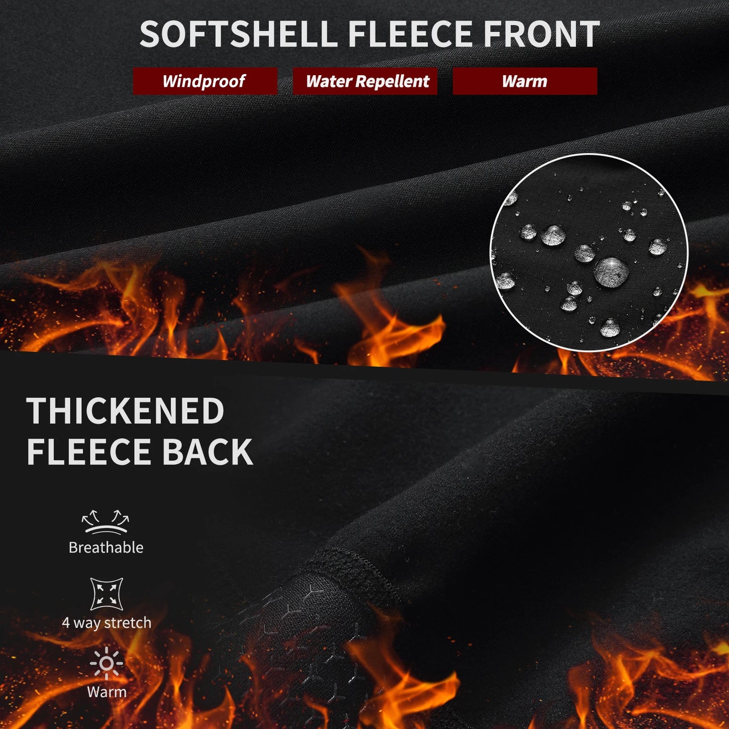 WOSAWE Chaleco reflectante de invierno para motocicleta, chaleco cálido para moto todoterreno, ropa de ciclismo, chaleco multibolsillos