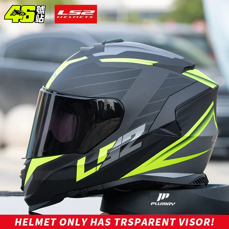 Casco de motocicleta integral LS2 STORM ff800, certificación ECE