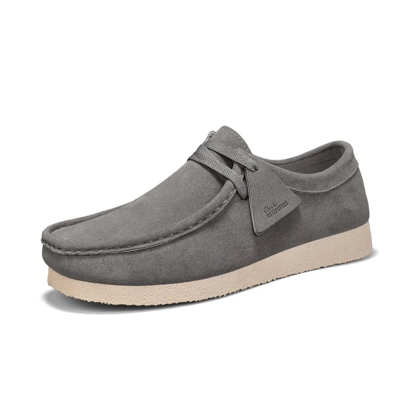 Novedad Zapatos casuales vintage de lujo para hombre, sin cordones, de gamuza, zapatillas de deporte, cómodos para caminar, zapatos náuticos para hombre, calzado masculino