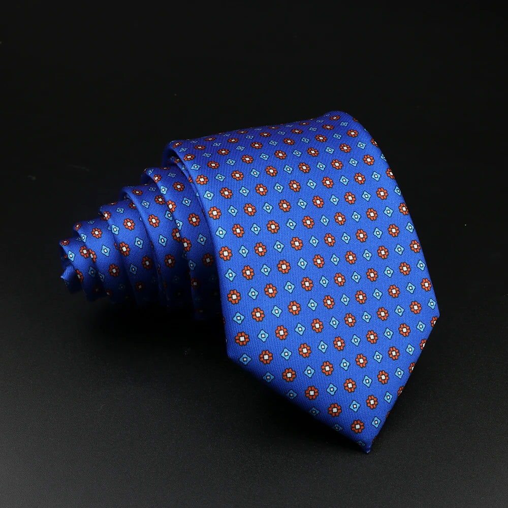 51 Styles Men's Silk Ties Jacquard Striped Plaid Floral Tie Accessories Daily Wear Shirt Suit Necktie Wedding Party Gift