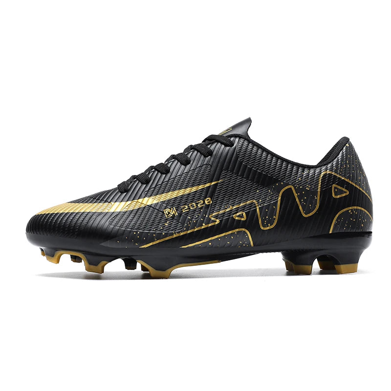 Sxfdneay Chaussures de Football FG Homme Cuir Microfibre Basses — Professionnel, Pelouse EU 31–48