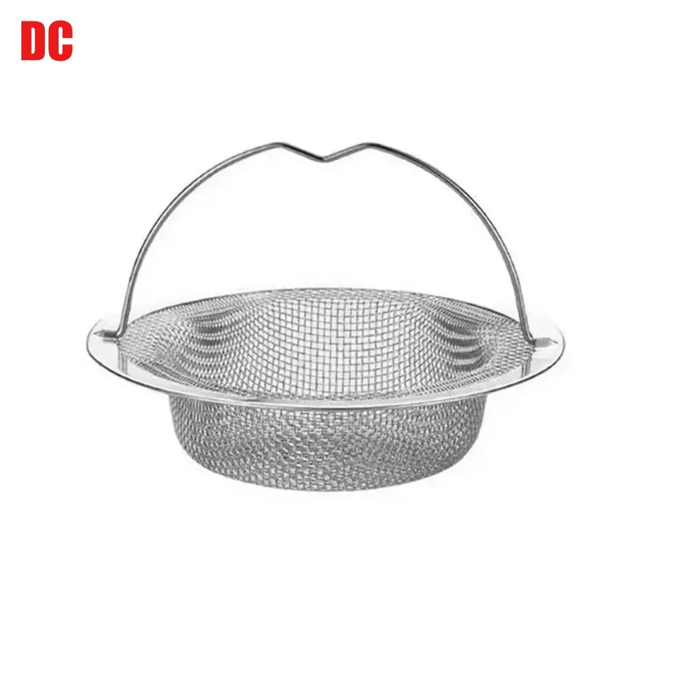 Filtro de fregadero de cocina de acero inoxidable, recogedor de residuos de alimentos/cabello, mantenga su bañera limpia, 1 pieza