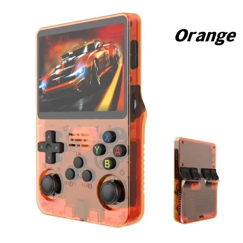 Console de jeu rétro portable 3,5" IPS — 64/128 Go, système Linux, jeux vidéo, cadeau enfants (v2)