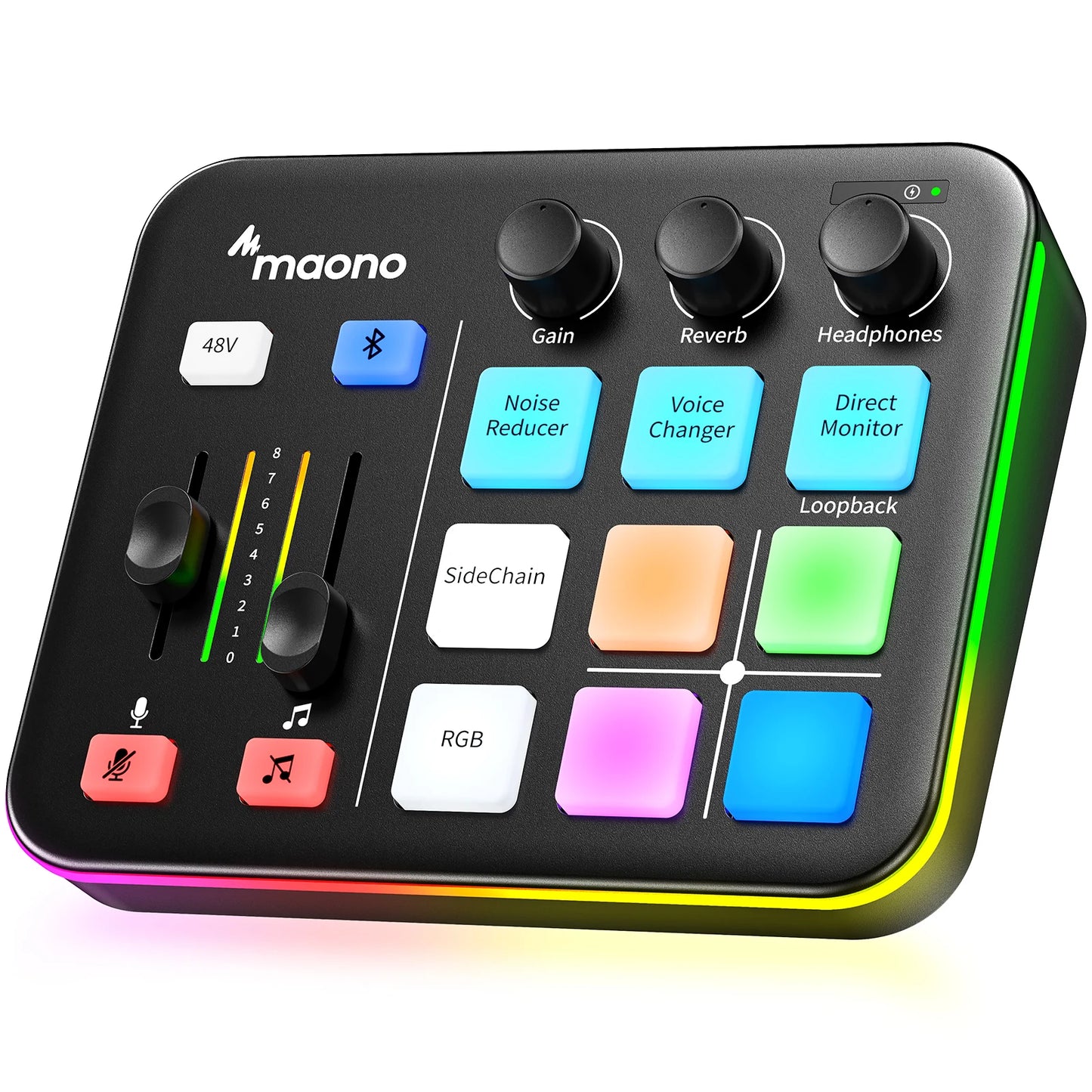Interface Audio Gaming XLR — Effets Sonores & LED RGB Podcast & Streaming
