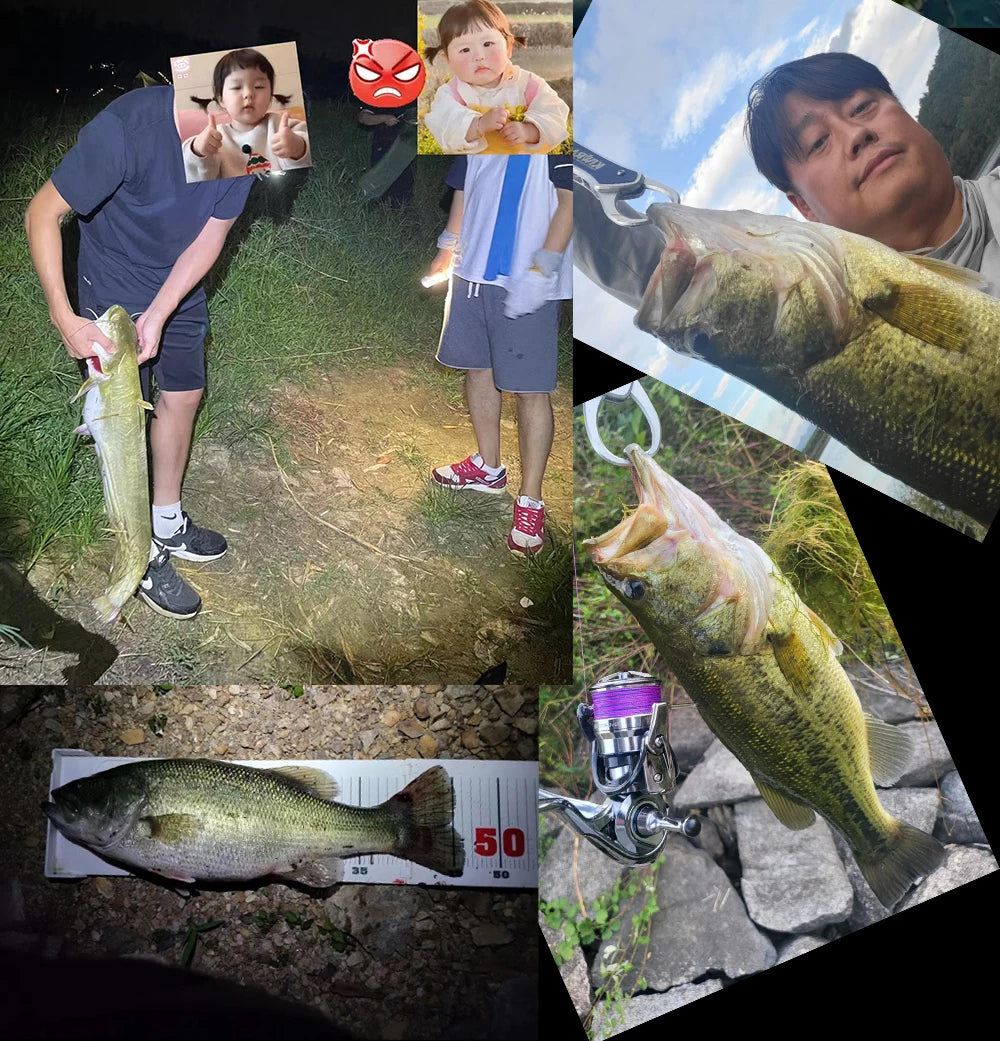 BIUTIFU-Cannes à pêche Baitcasting Spinning Travel Carbon, Mini Pole, Leurre ultraléger, Truite, 4/5 Sections, Considérant le poids, 5-20g