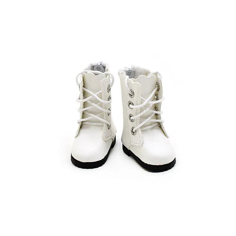 Bottes Poupée BJD 1/6 en Cuir — Bottes Longues Coloriées 4,5 cm